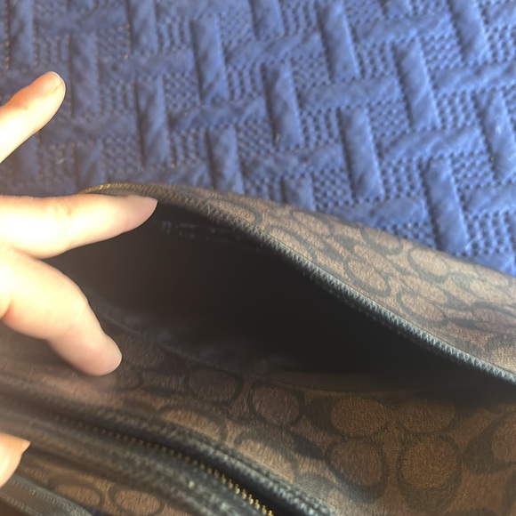 Beautiful brown on brown Coach satchel purse - Picture 9 of 14